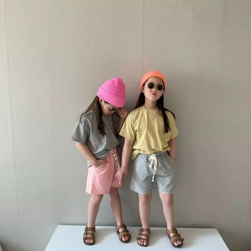The Grey - Korean Children Fashion - #todddlerfashion - Deggi Shorts - 4