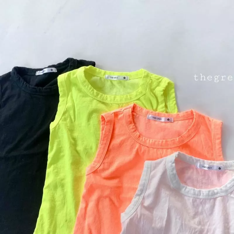 The Grey - Korean Children Fashion - #toddlerclothing - Daily Sleeveless - 12
