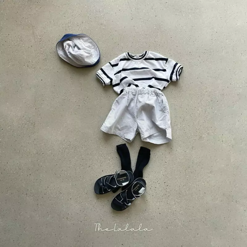 The Lalala - Korean Children Fashion - #Kfashion4kids - Big Stripes Ringer Tee - 7