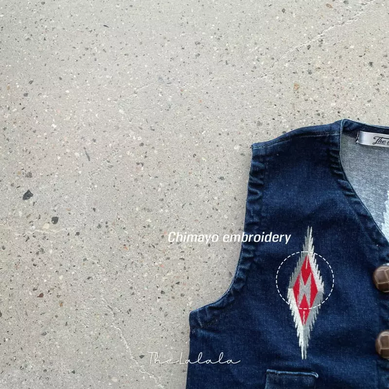 The Lalala - Korean Children Fashion - #childofig - Chimayo Embroidery Vest - 8