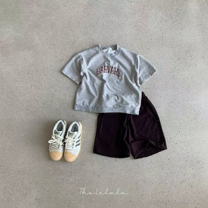 The Lalala - Korean Children Fashion - #childrensboutique - Harvard Top Bottom Set - 2