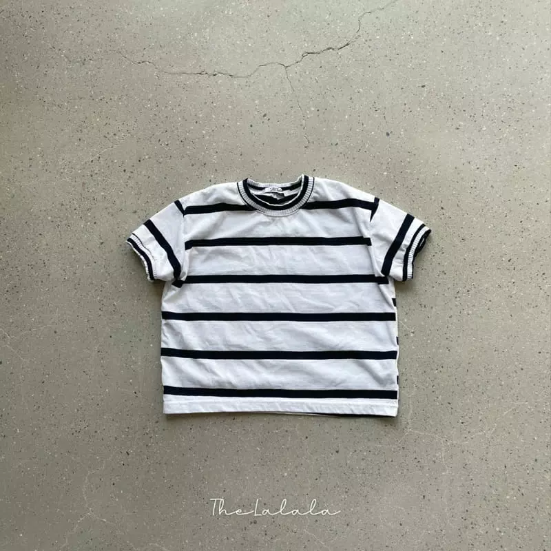 The Lalala - Korean Children Fashion - #designkidswear - Big Stripes Ringer Tee