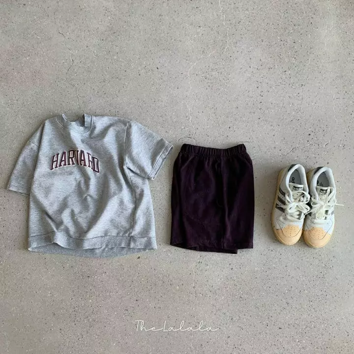 The Lalala - Korean Children Fashion - #designkidswear - Harvard Top Bottom Set - 3