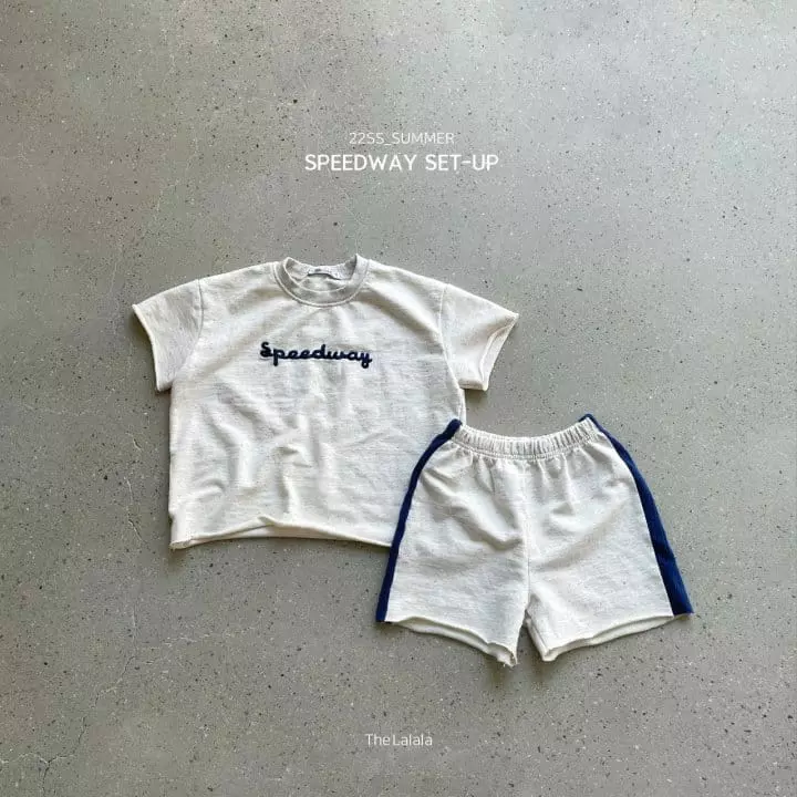 The Lalala - Korean Children Fashion - #designkidswear - Speed Way Top Bottom Set