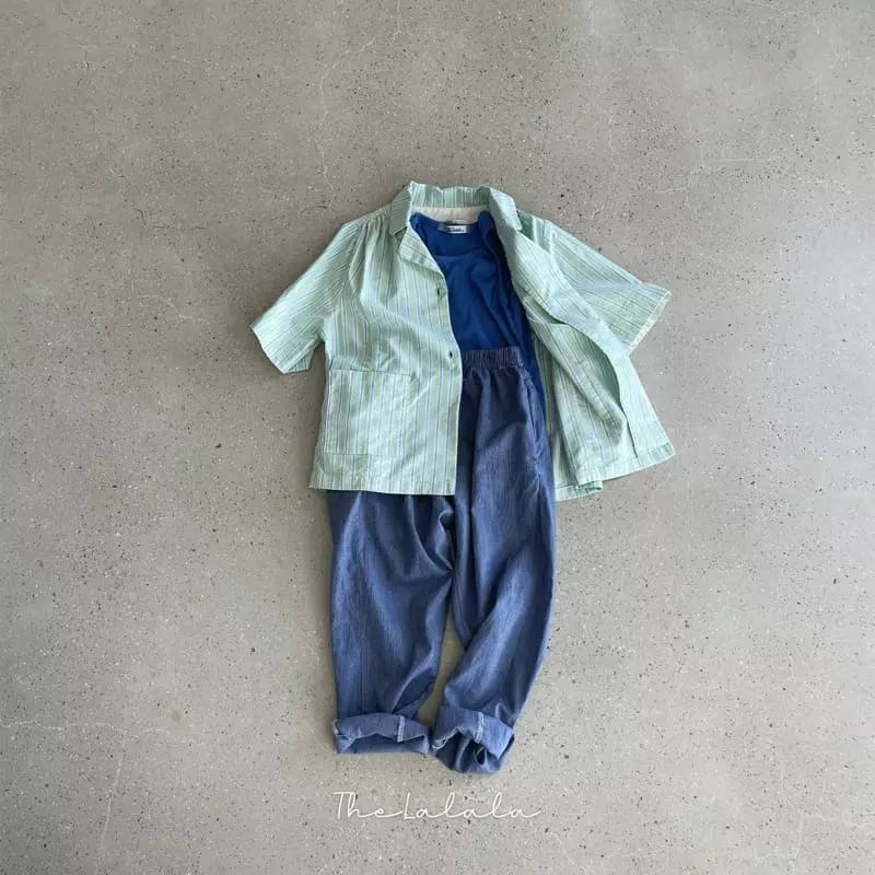 The Lalala - Korean Children Fashion - #discoveringself - Double Collar Shirt - 9