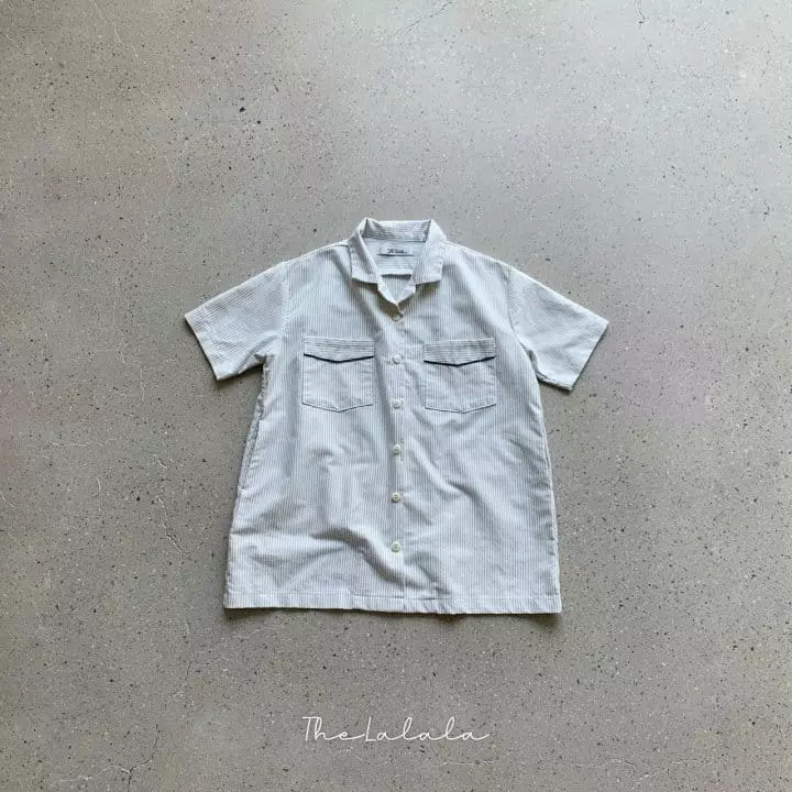 The Lalala - Korean Children Fashion - #kidsshorts - Open Collar One-piece