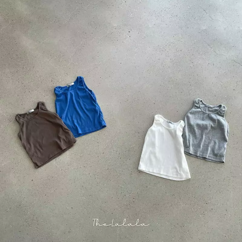 The Lalala - Korean Children Fashion - #kidzfashiontrend - Scoop Neck Sleeveless - 5
