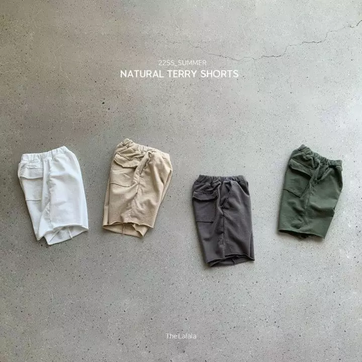 The Lalala - Korean Children Fashion - #magicofchildhood - Natural Shorts