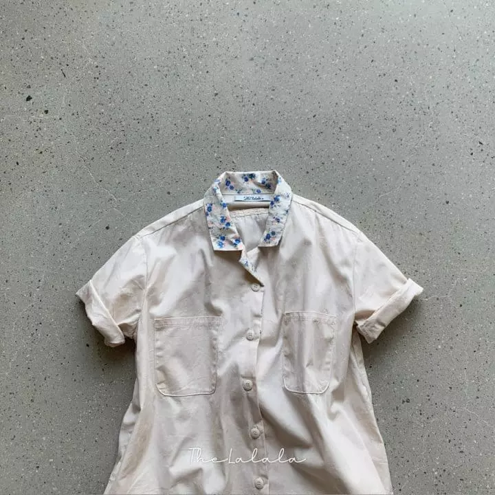 The Lalala - Korean Children Fashion - #magicofchildhood - Open Collar One-piece - 6