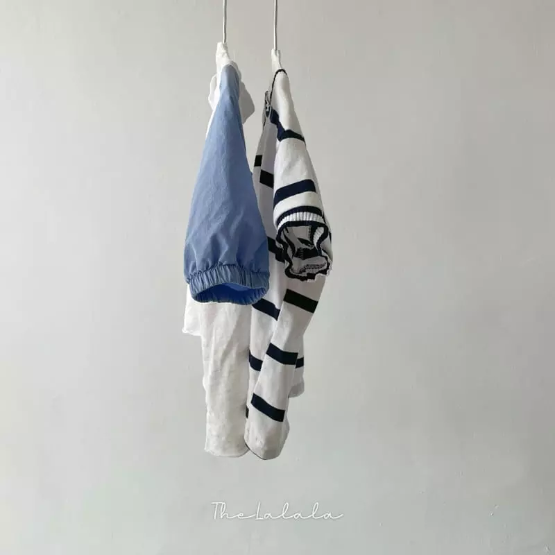 The Lalala - Korean Children Fashion - #minifashionista - Big Stripes Ringer Tee - 10
