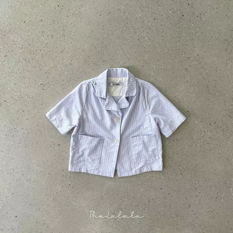 The Lalala - Korean Children Fashion - #prettylittlegirls - Double Collar Shirt - 2