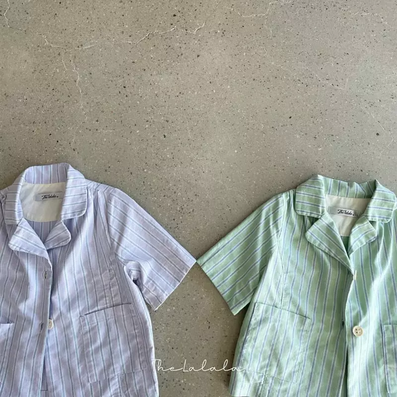 The Lalala - Korean Children Fashion - #stylishchildhood - Double Collar Shirt - 5