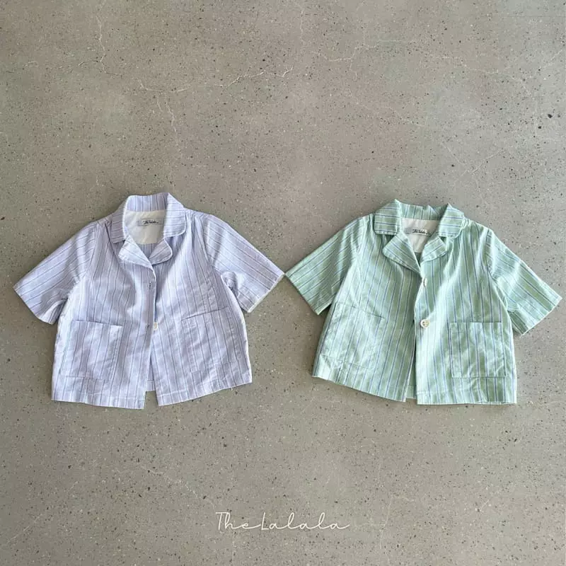 The Lalala - Korean Children Fashion - #todddlerfashion - Double Collar Shirt - 4