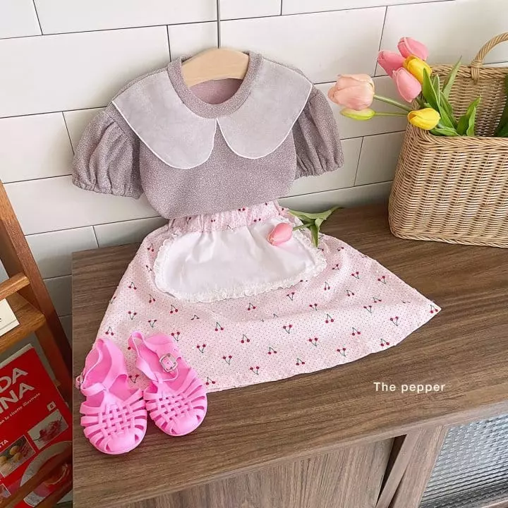 The Pepper - Korean Children Fashion - #childofig - Puff Collar Tee - 8