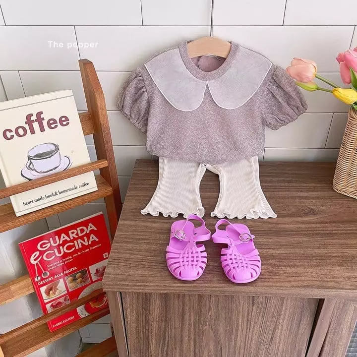 The Pepper - Korean Children Fashion - #childofig - Puff Collar Tee - 9