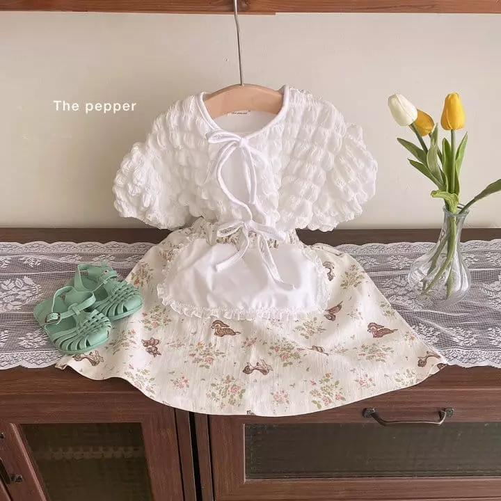 The Pepper - Korean Children Fashion - #kidsshorts - Apron Skirt - 12
