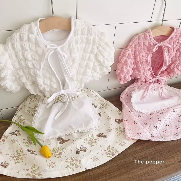 The Pepper - Korean Children Fashion - #littlefashionista - Apron Skirt - 2