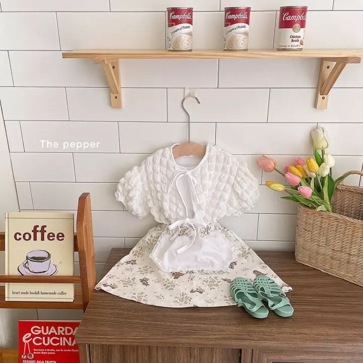 The Pepper - Korean Children Fashion - #magicofchildhood - Apron Skirt - 3