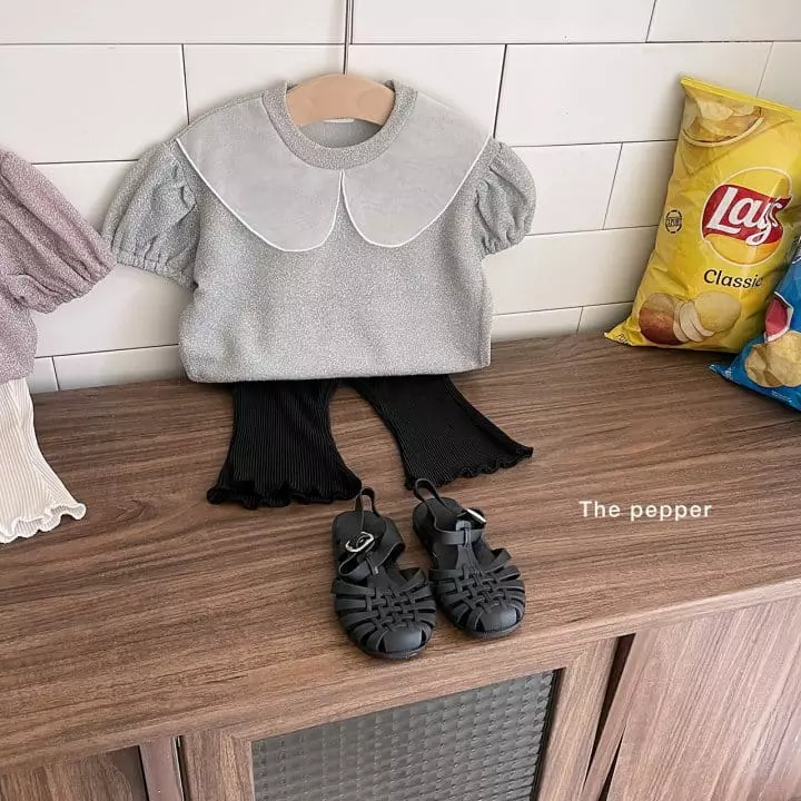 The Pepper - Korean Children Fashion - #minifashionista - Puff Collar Tee - 6