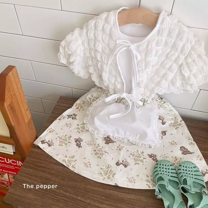 The Pepper - Korean Children Fashion - #prettylittlegirls - Apron Skirt - 5