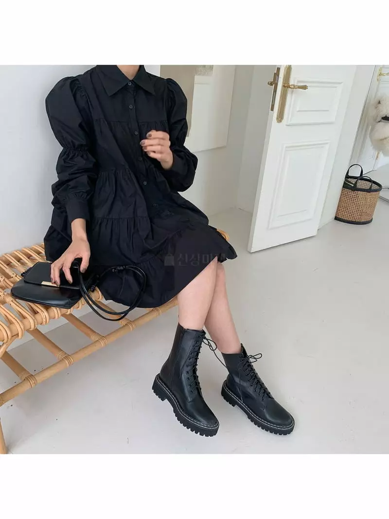 Themuse - Korean Women Fashion - #pursuepretty - 7777  Walker Boots - 3