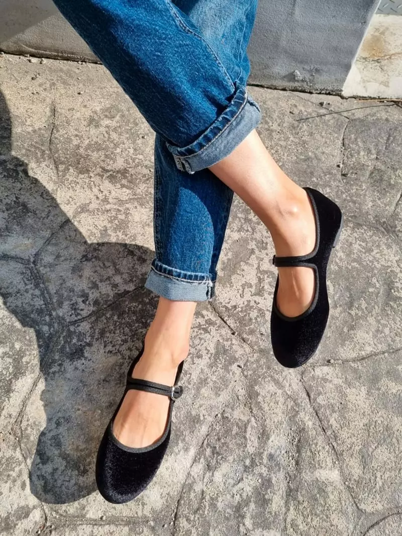 Themuse - Korean Women Fashion - #restrostyle - 6001 Merry Jane Flats - 3
