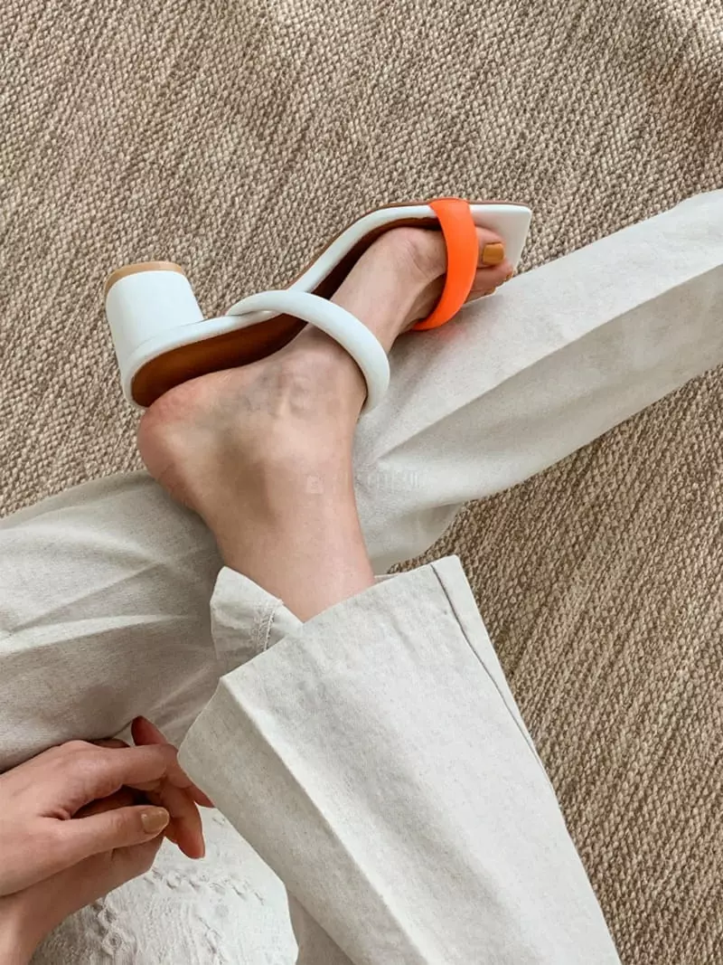 Themuse - Korean Women Fashion - #womensfashion - 1031 Middle Heel Mule