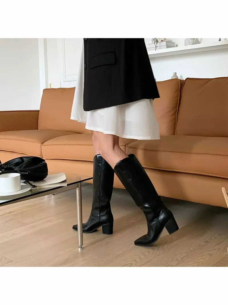 Themuse - Korean Women Fashion - #womensfashion - 1001 Western Boots - 2