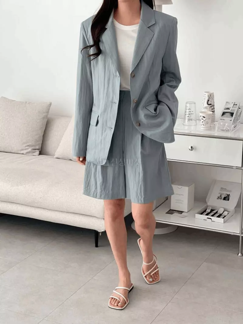 Tomato - Korean Women Fashion - #momslook - Sky Jacket