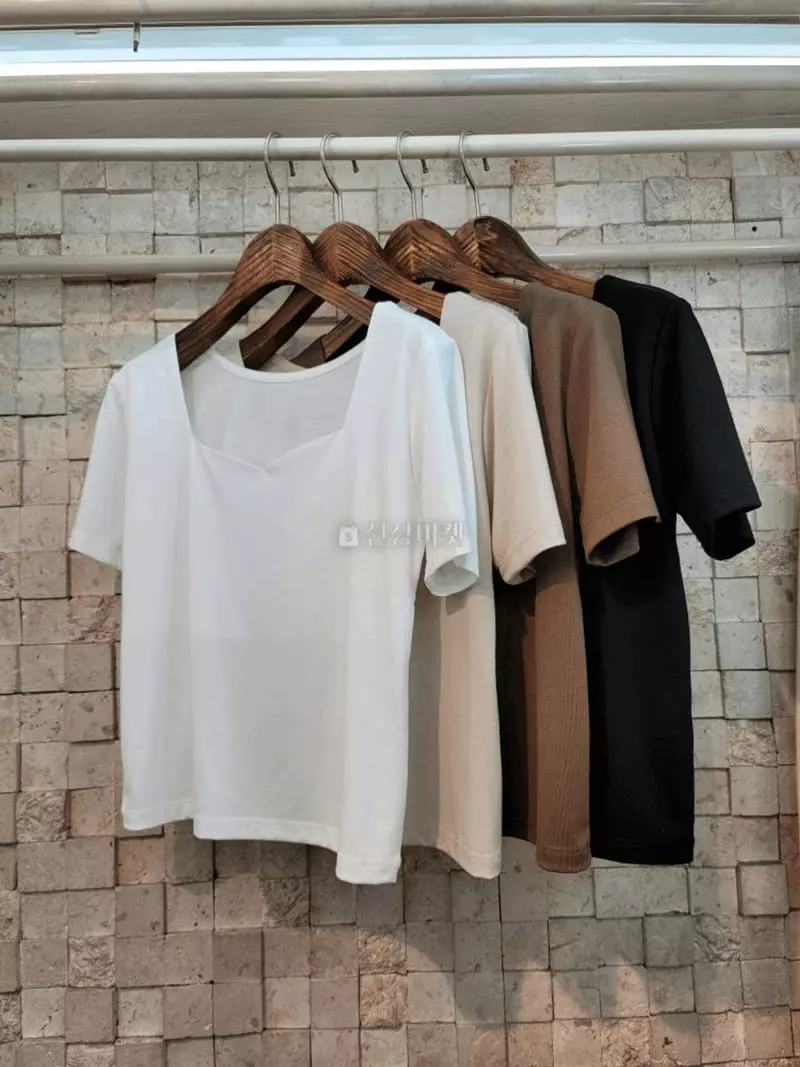 Tomato - Korean Women Fashion - #womensfashion - Pretty Tee - 4