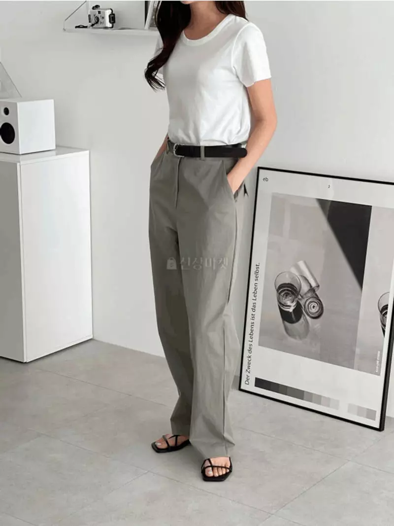Tomato - Korean Women Fashion - #momslook - Crunch Pants - 7