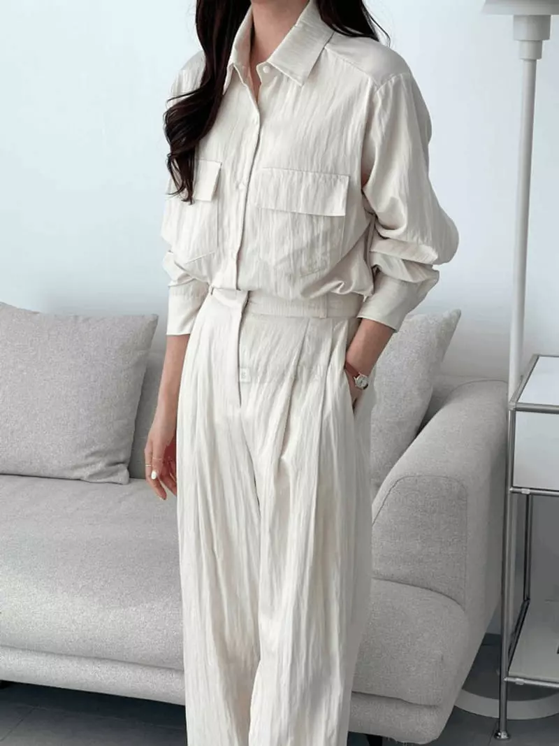 Tomato - Korean Women Fashion - #momslook - Plain Pants - 3