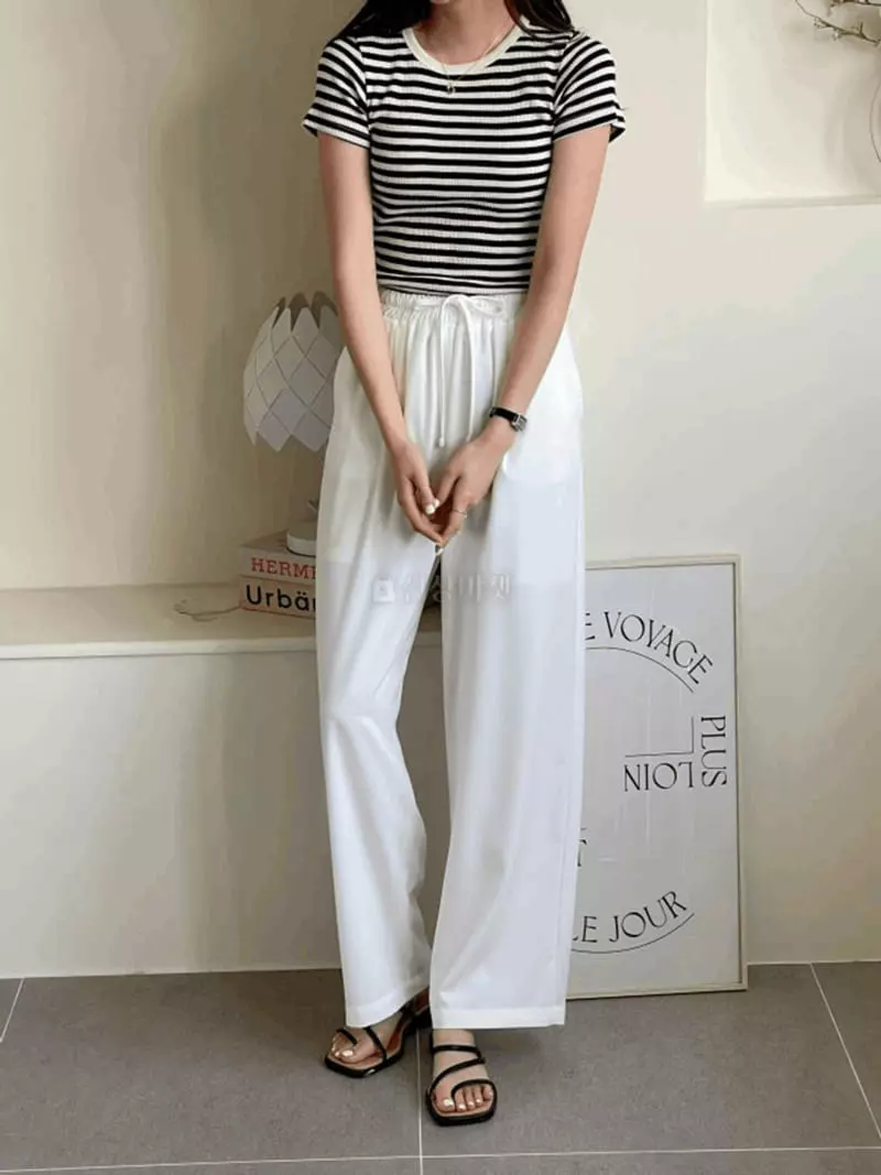 Tomato - Korean Women Fashion - #restrostyle - String Pants