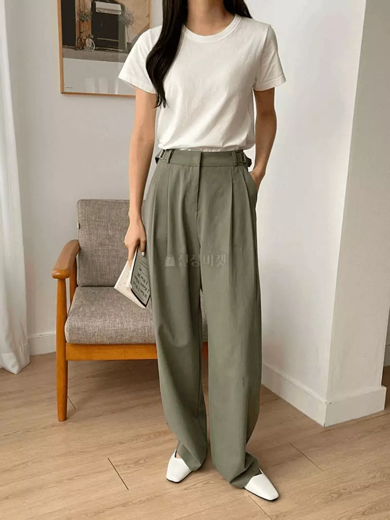 Tomato - Korean Women Fashion - #shopsmall - Bijou Pants - 2