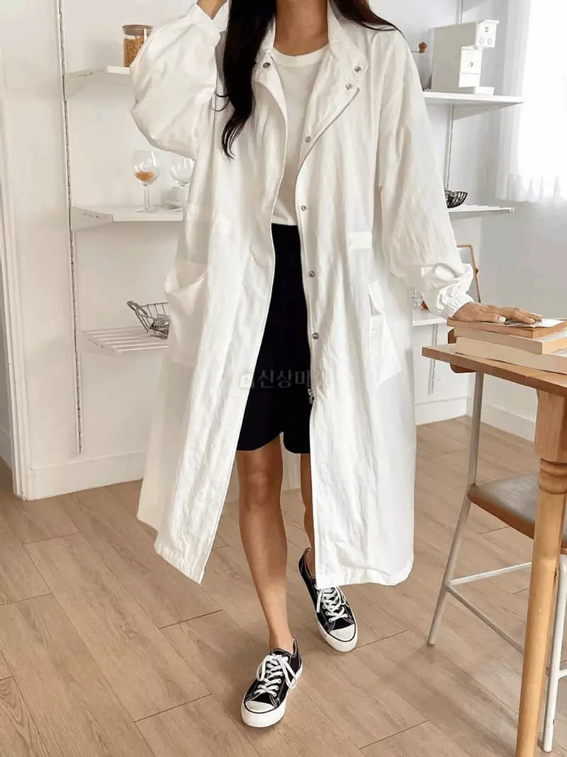 Tomato - Korean Women Fashion - #thatsdarling - Easy Nylon Jacket - 2