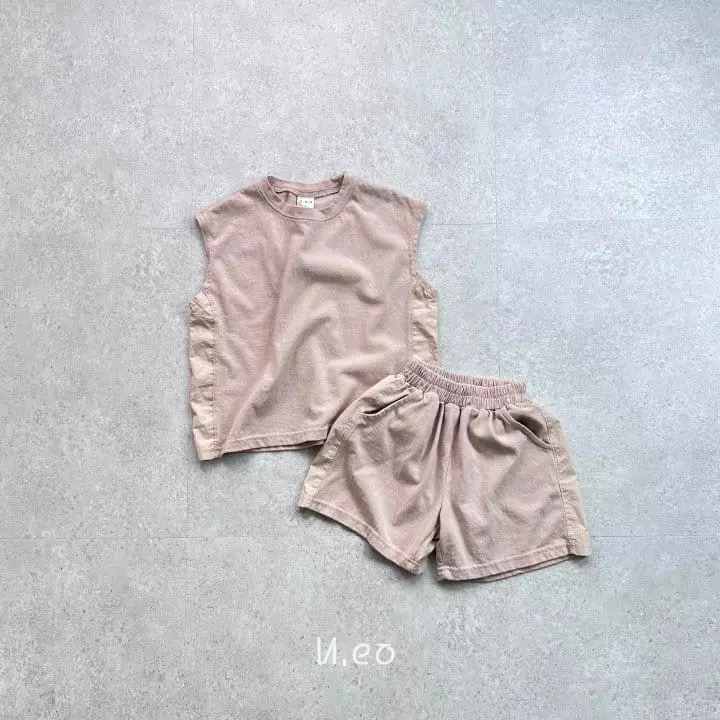 U Eo - Korean Children Fashion - #stylishchildhood - Jicgi Color Top Bottom Set - 4
