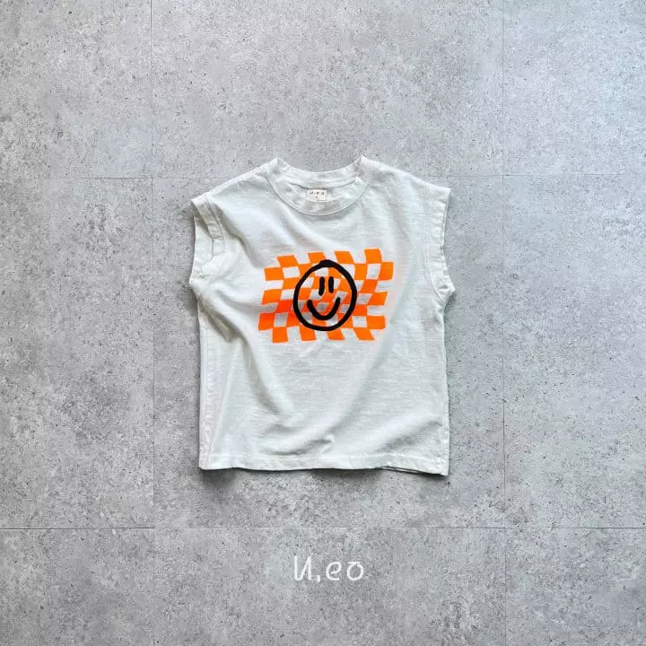 U Eo - Korean Children Fashion - #discoveringself - Neon Smile Sleeveless - 5