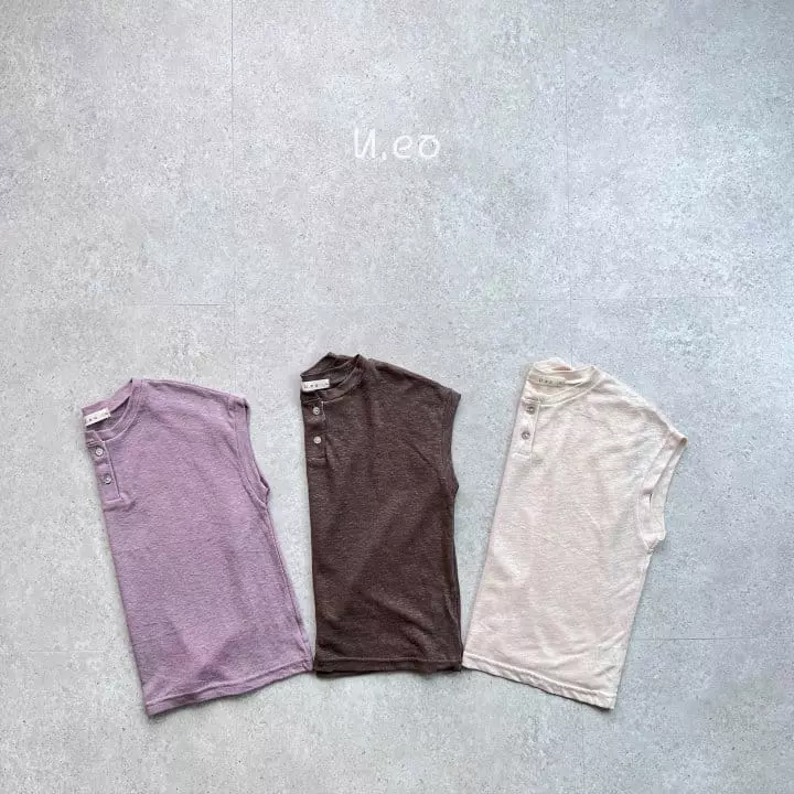 U Eo - Korean Children Fashion - #designkidswear - Loose Sleeveless - 4