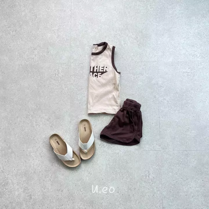 U Eo - Korean Children Fashion - #kidsshorts - Snother Top Bottom Set - 10