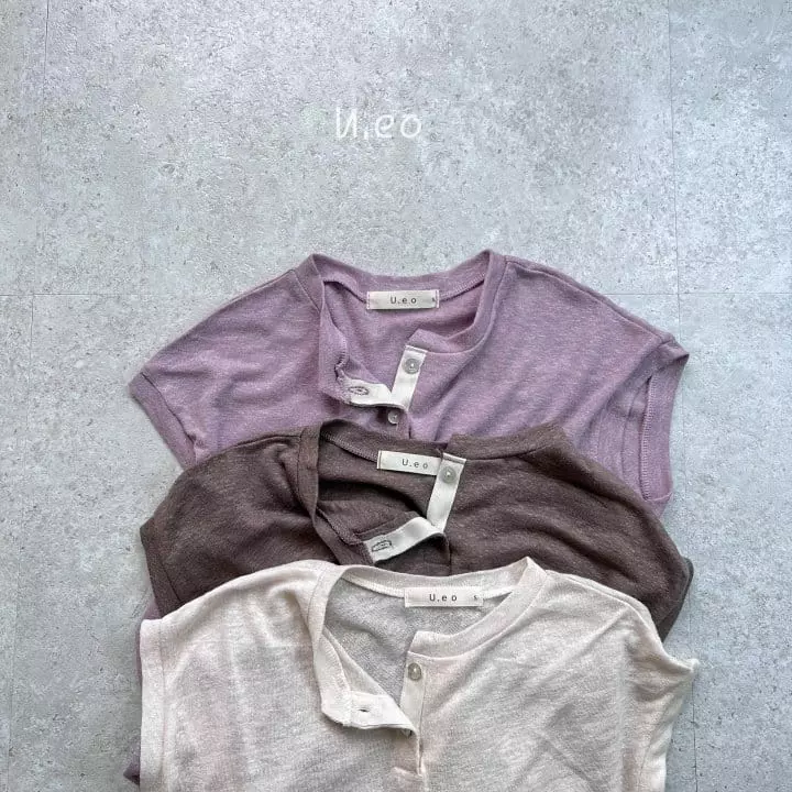 U Eo - Korean Children Fashion - #kidsshorts - Loose Sleeveless - 6