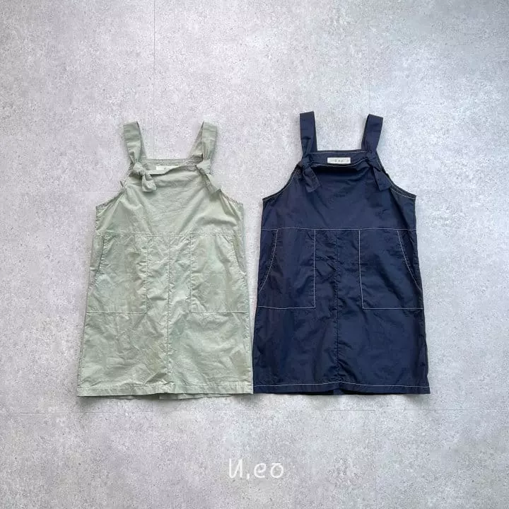 U Eo - Korean Children Fashion - #kidsshorts - Dungarees Skirt - 3