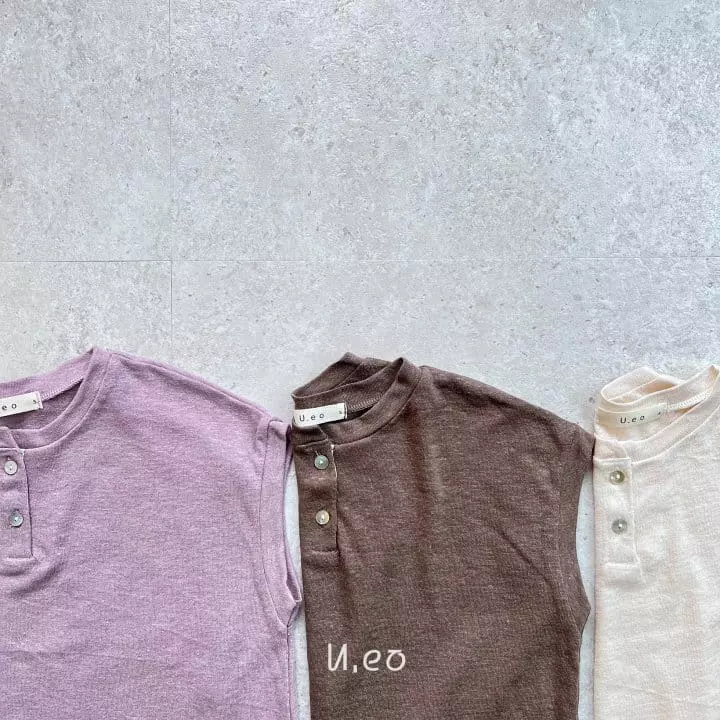 U Eo - Korean Children Fashion - #kidsstore - Loose Sleeveless - 7