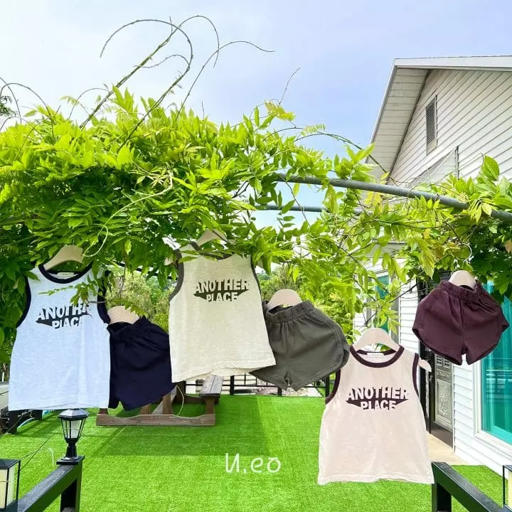 U Eo - Korean Children Fashion - #prettylittlegirls - Snother Top Bottom Set