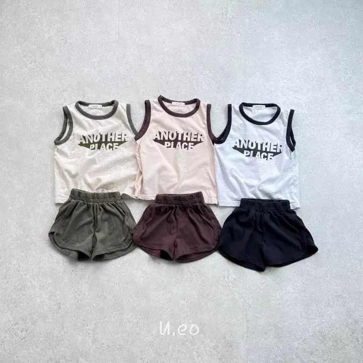 U Eo - Korean Children Fashion - #todddlerfashion - Snother Top Bottom Set - 2
