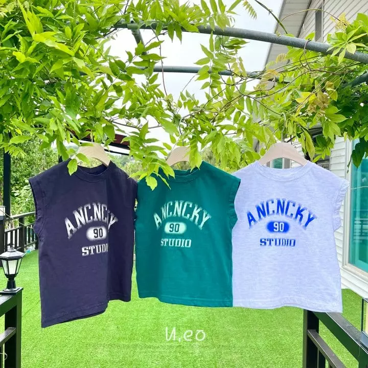 U Eo - Korean Children Fashion - #toddlerclothing - 90 Studio Sleeveless