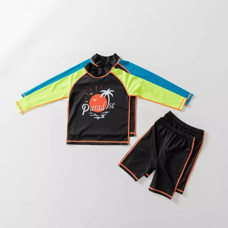 U & I - Korean Children Fashion - #Kfashion4kids - Rash Top Bottom Set - 8