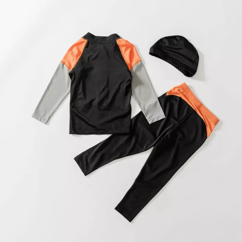 U & I - Korean Children Fashion - #designkidswear - Rash Zip-up Set
