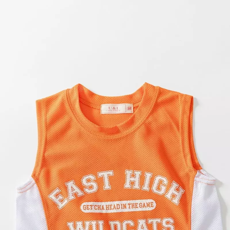 U & I - Korean Children Fashion - #kidsshorts - East Mesh Top Bottom Set - 2