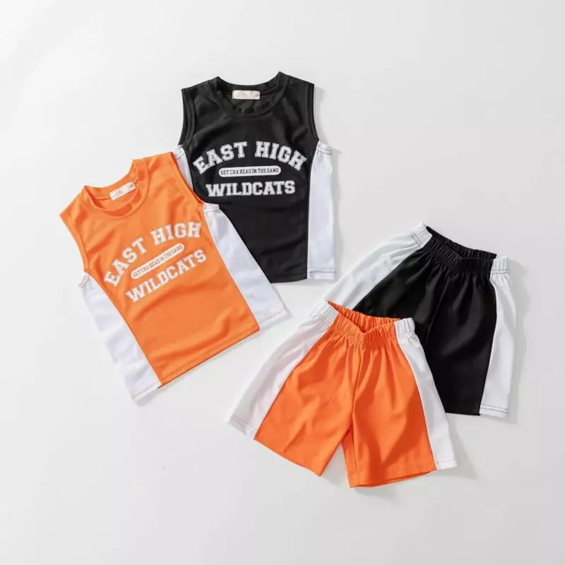 U & I - Korean Children Fashion - #kidsstore - East Mesh Top Bottom Set - 4