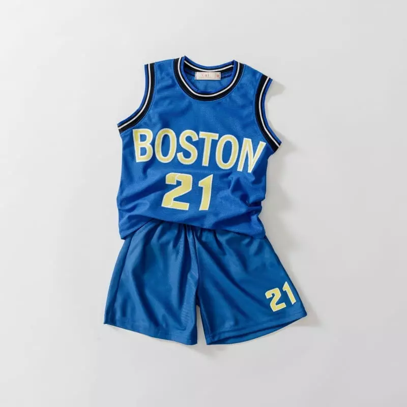 U & I - Korean Children Fashion - #littlefashionista - Boston Sleeveless Top Bottom Set - 7